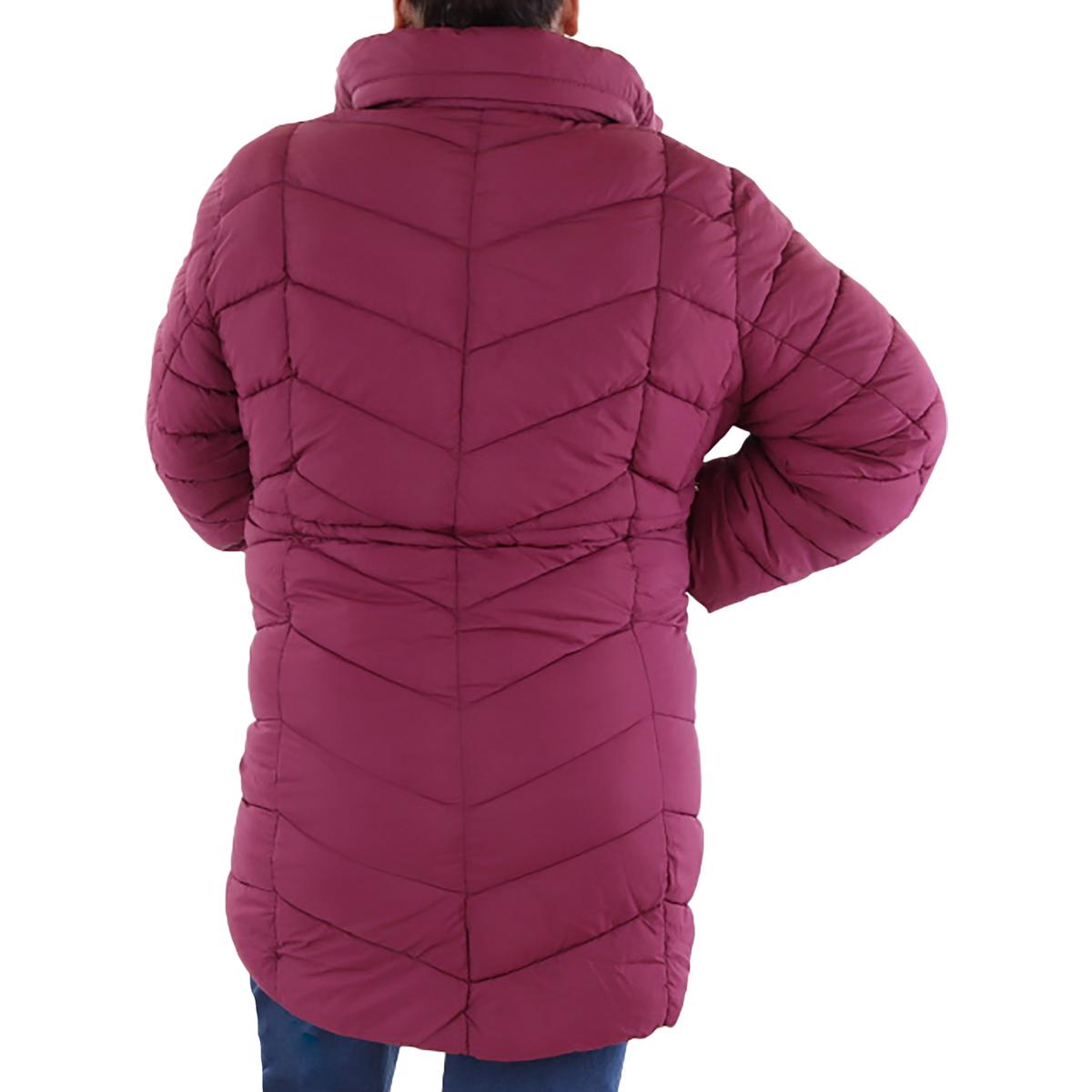 Plus Womens Insulated Long Sleeve Puffer Jacket