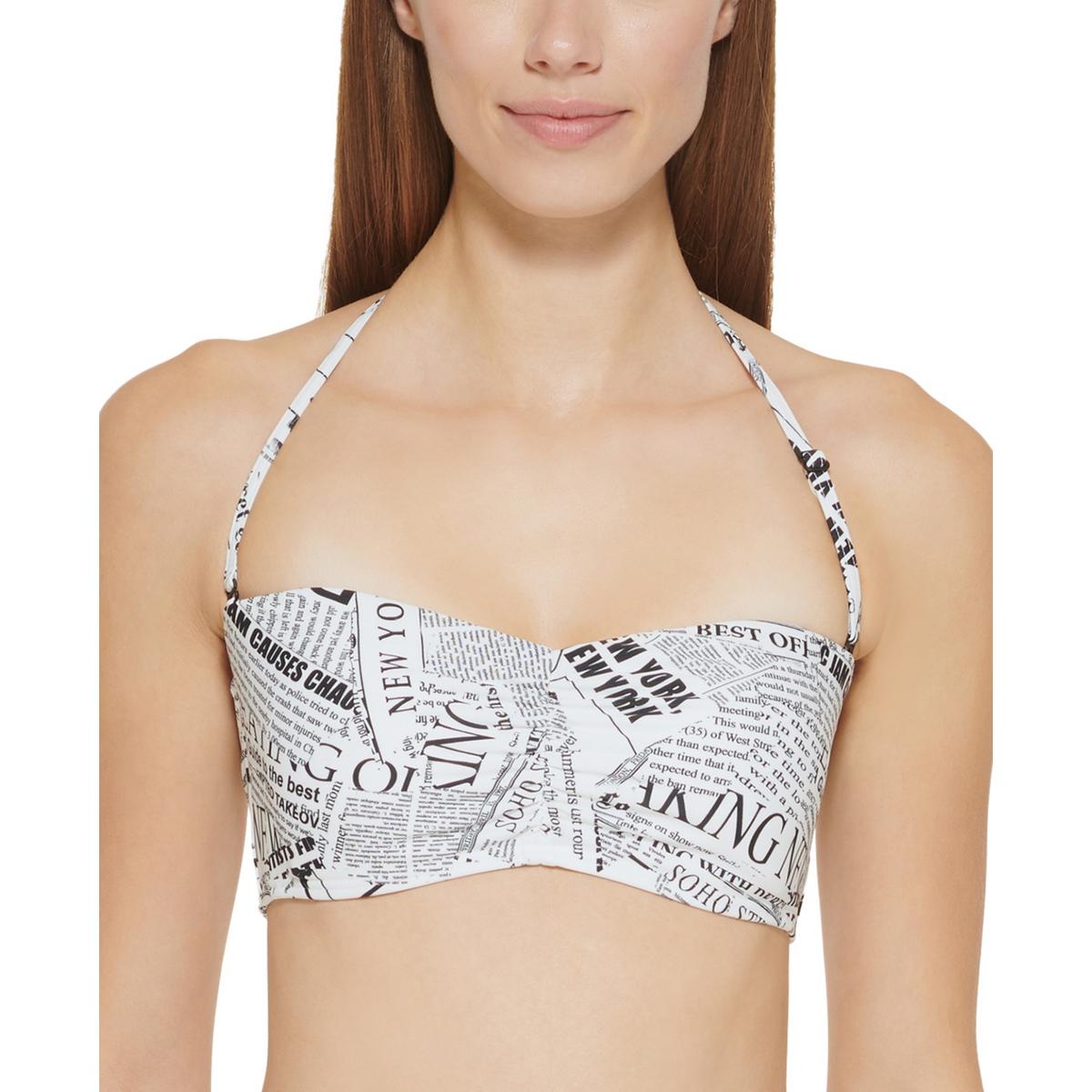 Womens Printed Lined Bikini Swim top