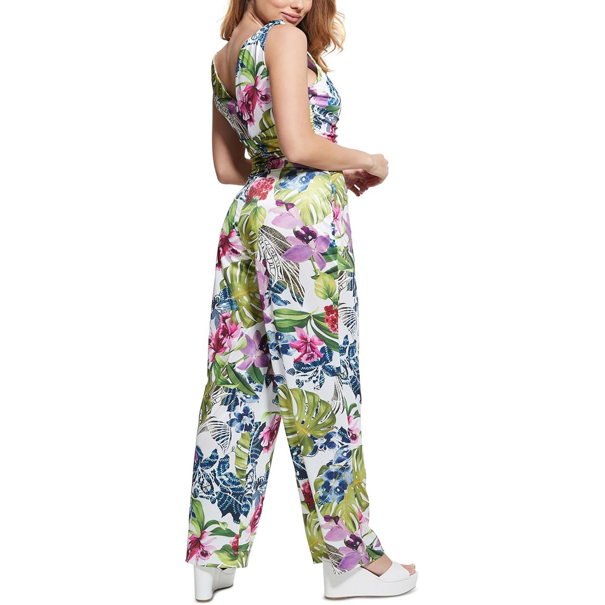 Womens Printed Polyester Jumpsuit