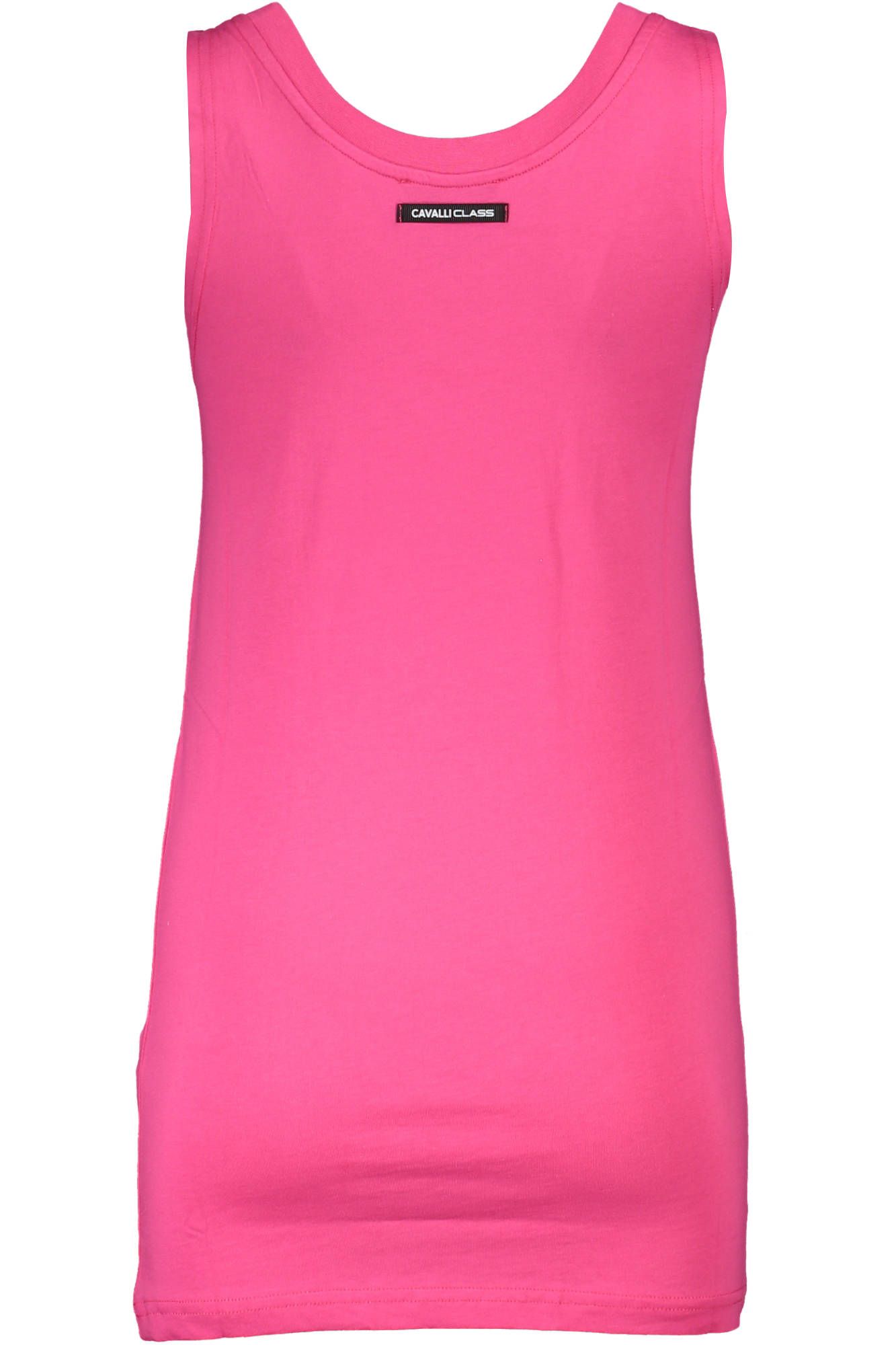 Cavalli Class Pink Cotton Women Tank Women's Top