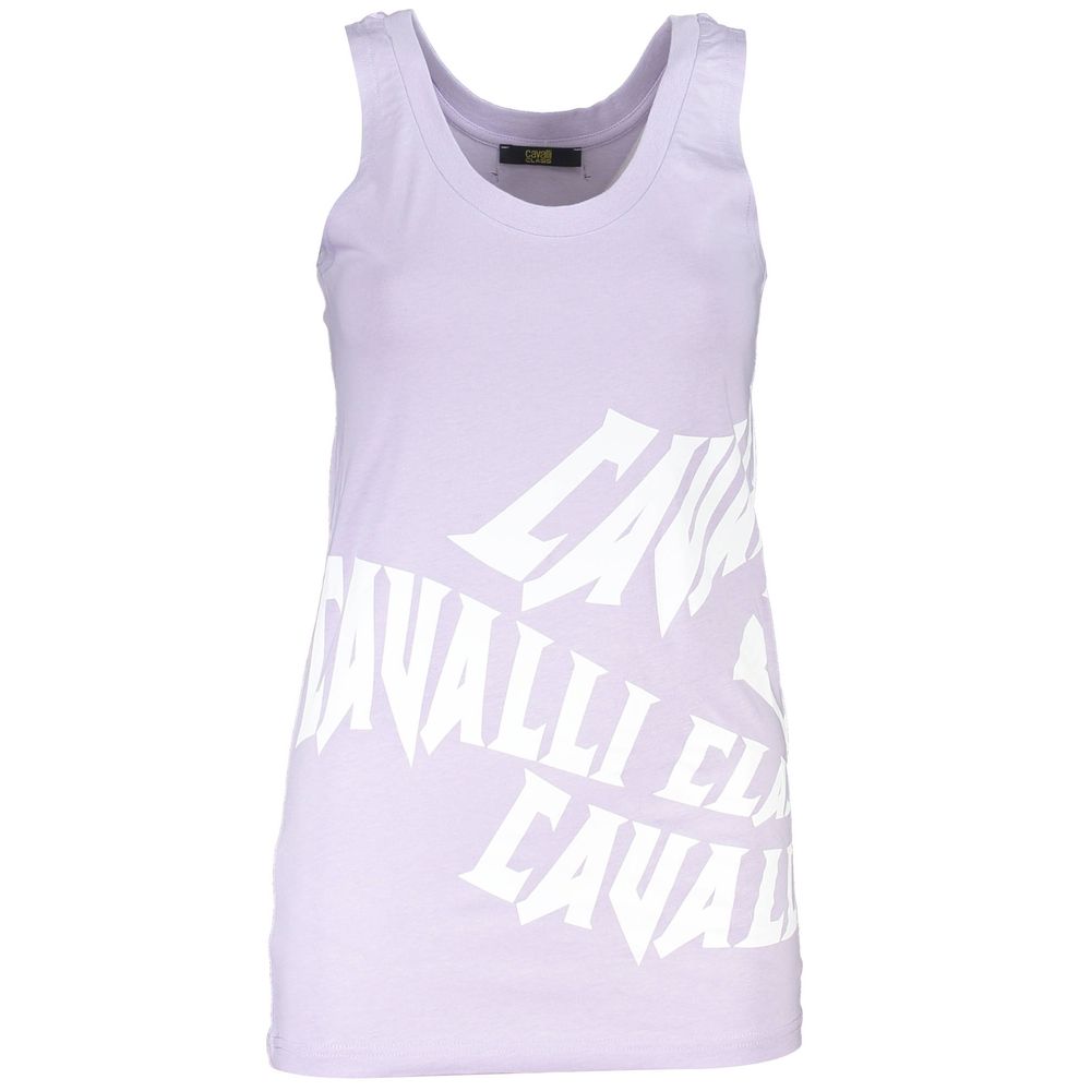 Cavalli Class Purple Cotton Women Women's Top