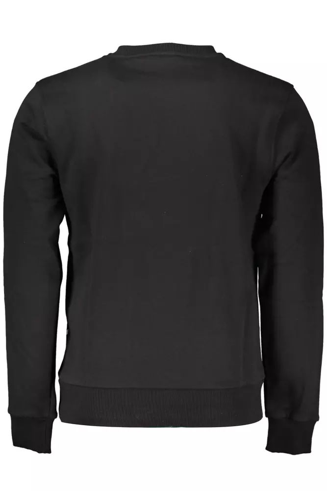 Cavalli Class Black Cotton Men Men's Sweater