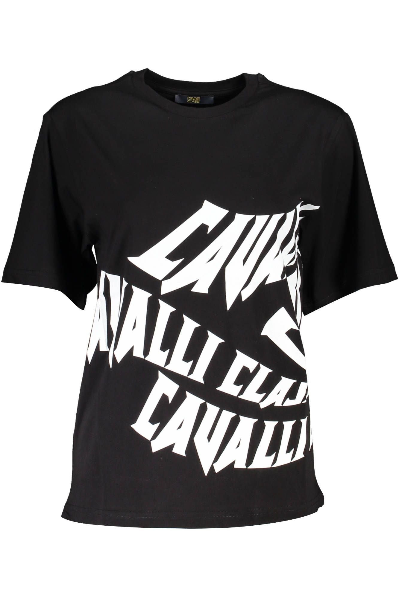 Cavalli Class Black Cotton Women Women's Top