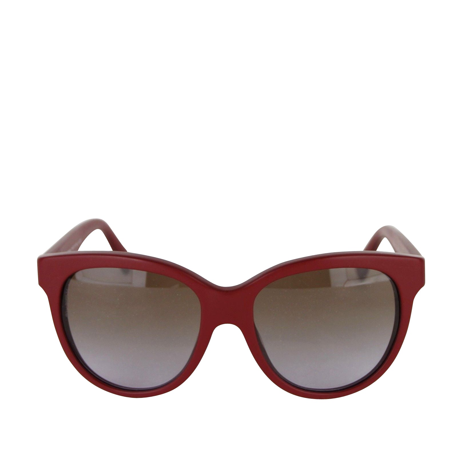 Dolce & Gabbana Girls Red Matt Silk Cat Eye Acetate Frame Sunglasses