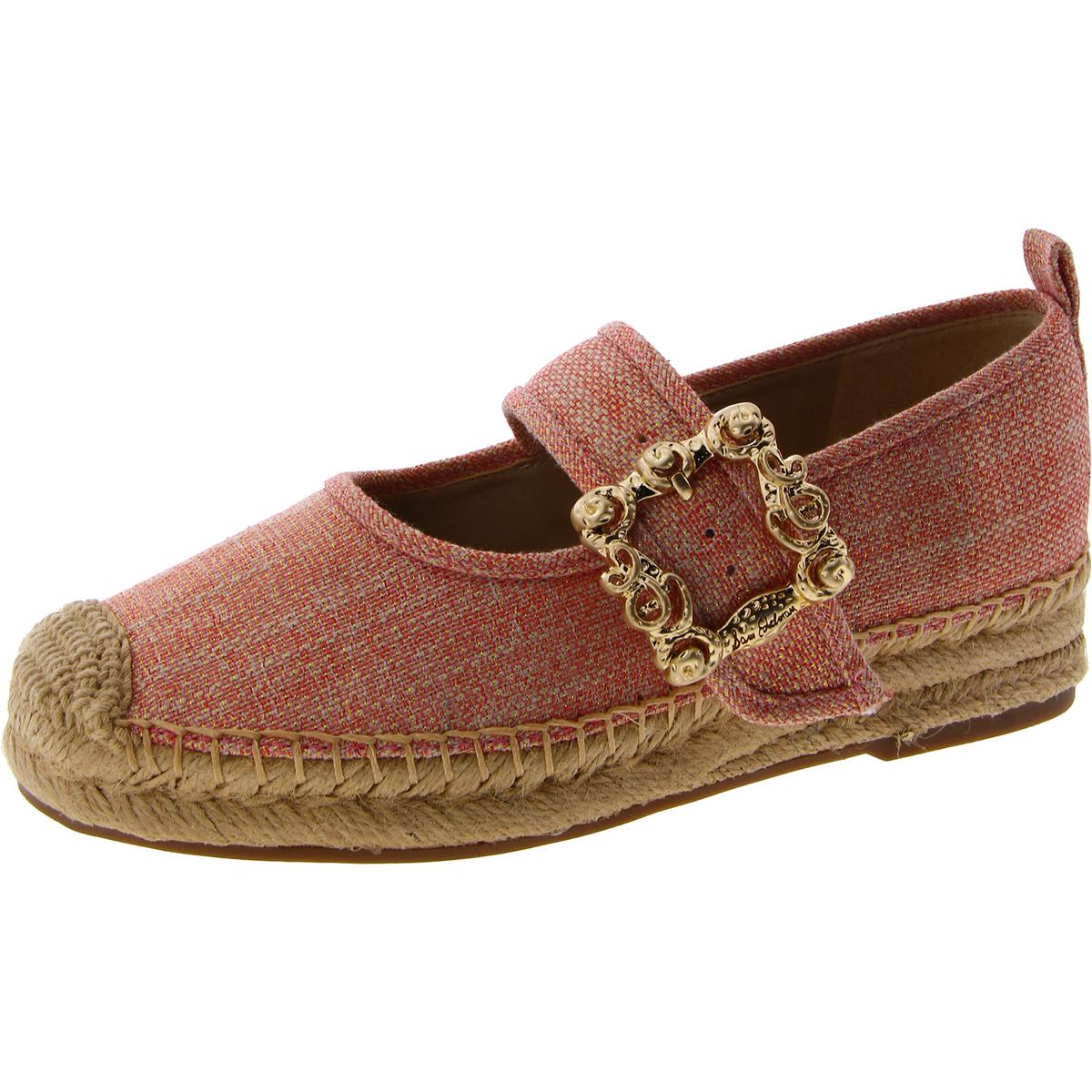 Maddy Womens Canvas Slip On Mary Janes