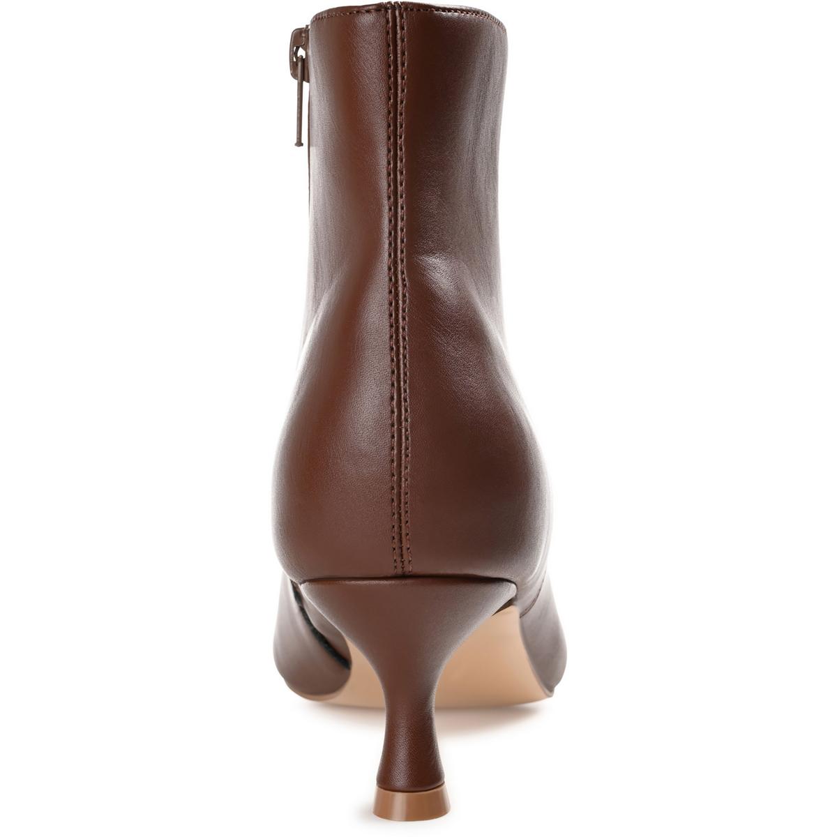 Kelssa Womens Zipper Square Toe Booties