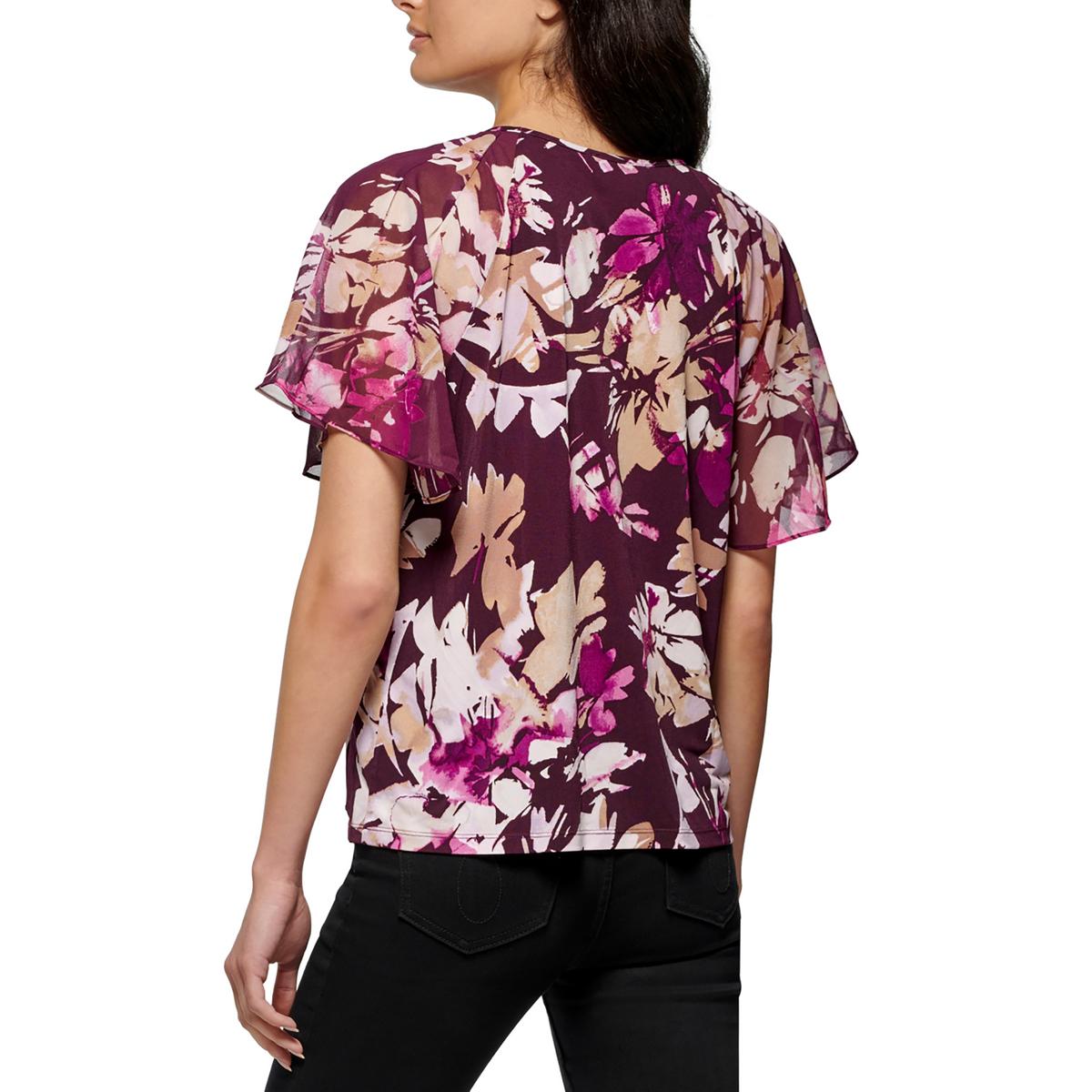 Womens Chiffon Printed Blouse