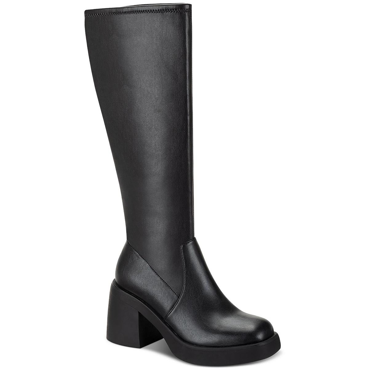 Tylaa Womens Tall Round Toe Knee-High Boots