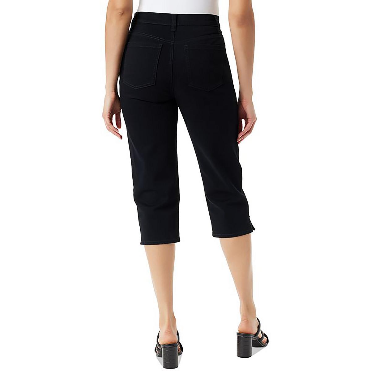 Womens High Rise Slimming Capri Jeans