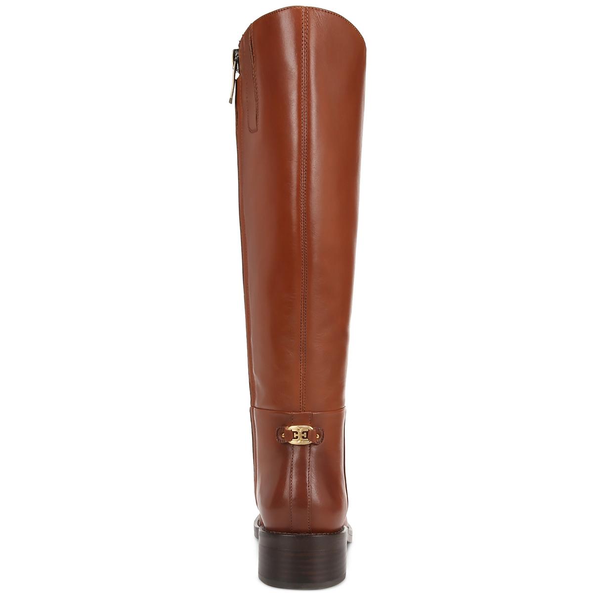 Mable ATH Womens Leather Block Heel Knee-High Boots