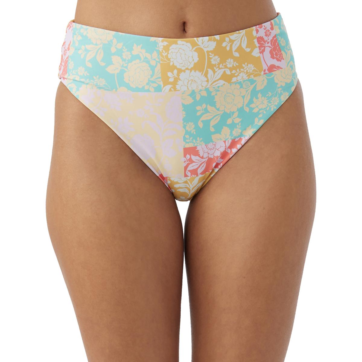 Womens Floral Lined Swim Bottom Separates