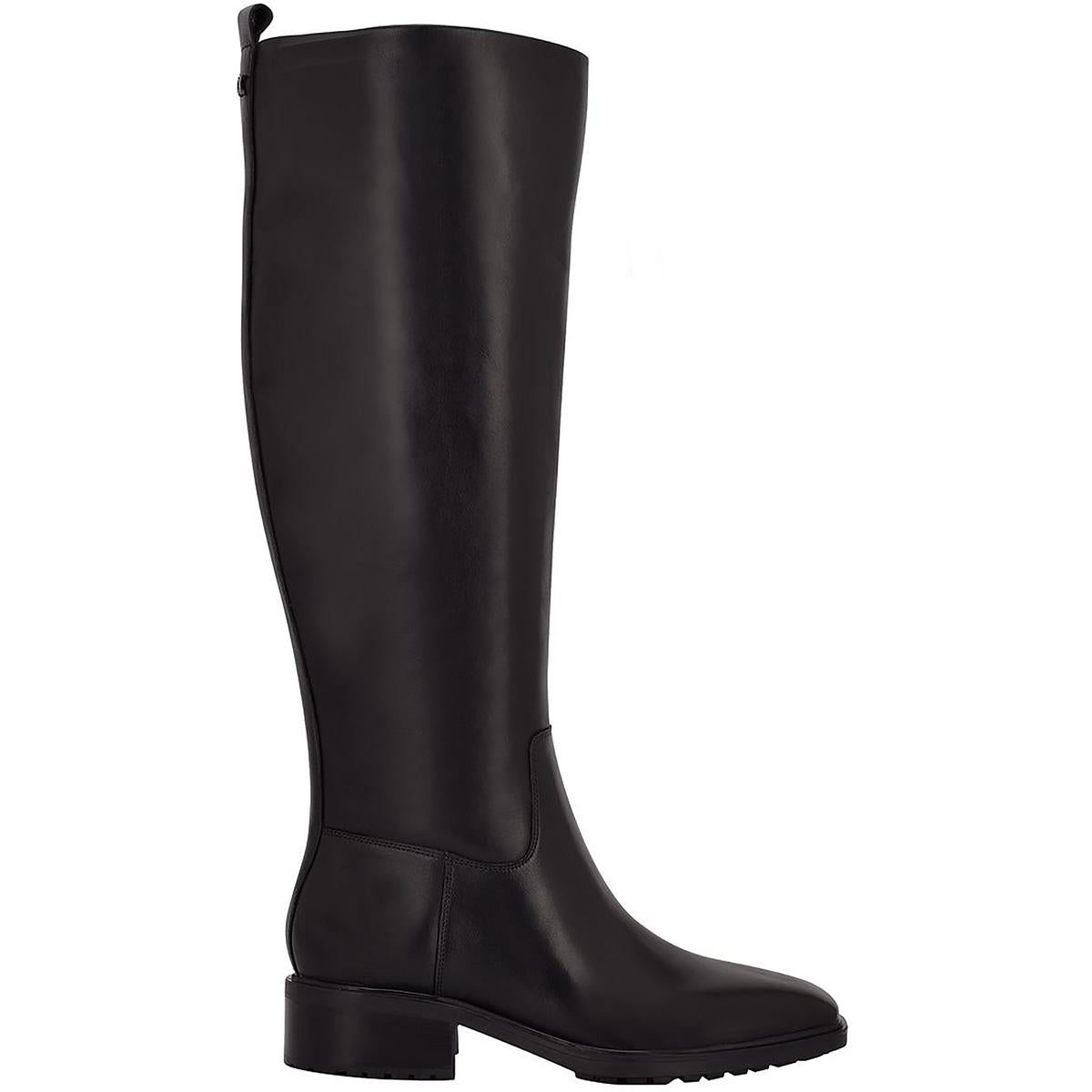 Botina Womens Leather Zipper Knee-High Boots