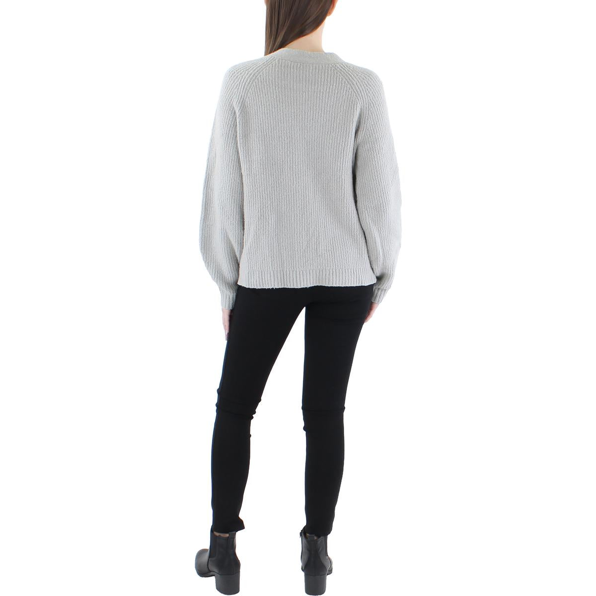 Womens Organic Cotton Cropped Cardigan Sweater