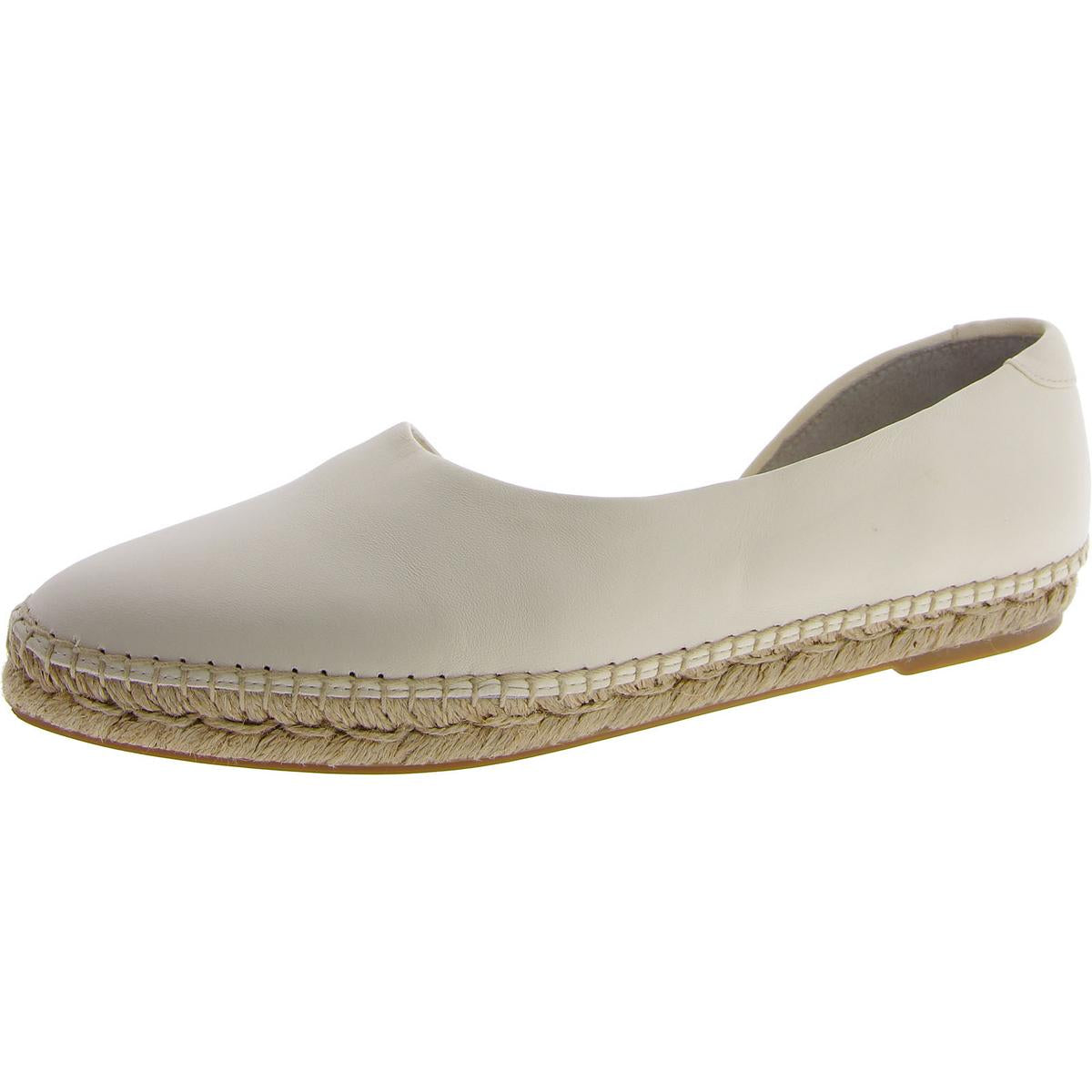 Tita Womens Leather Slip-On Espadrilles