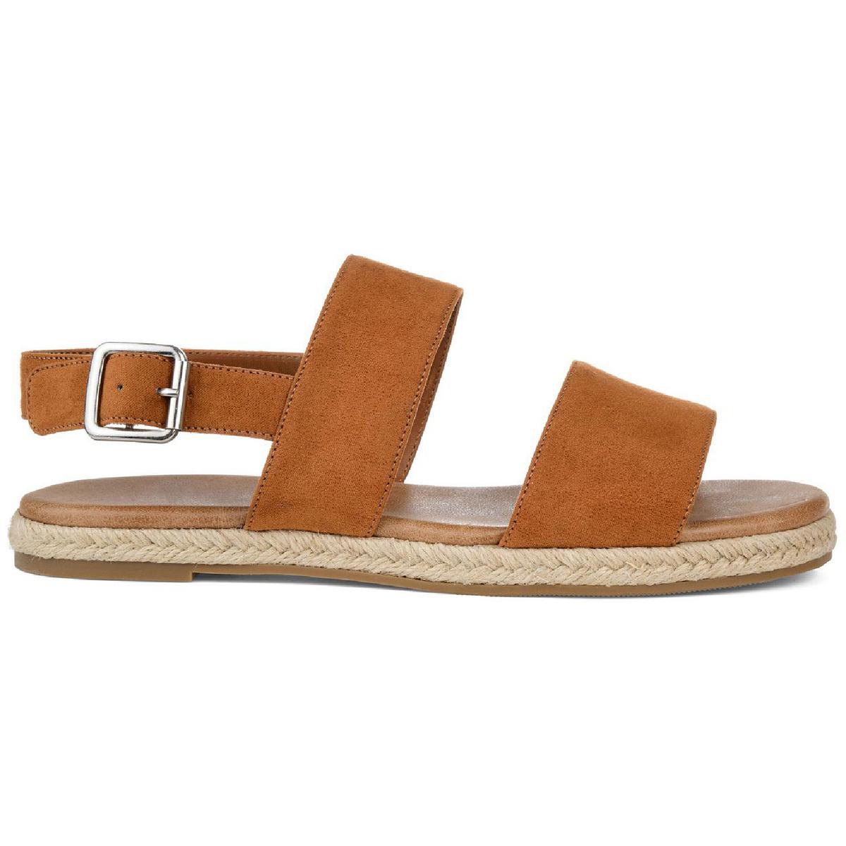 Georgia Womens Buckle Ankle Strap Footbed Sandals