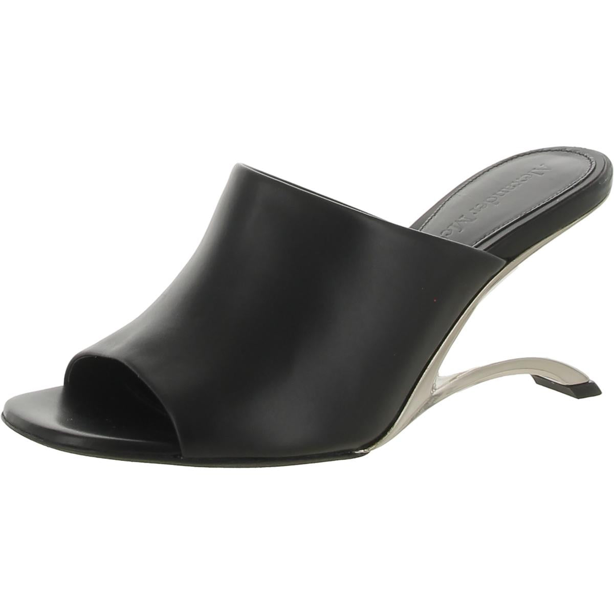 Womens Leather Mules