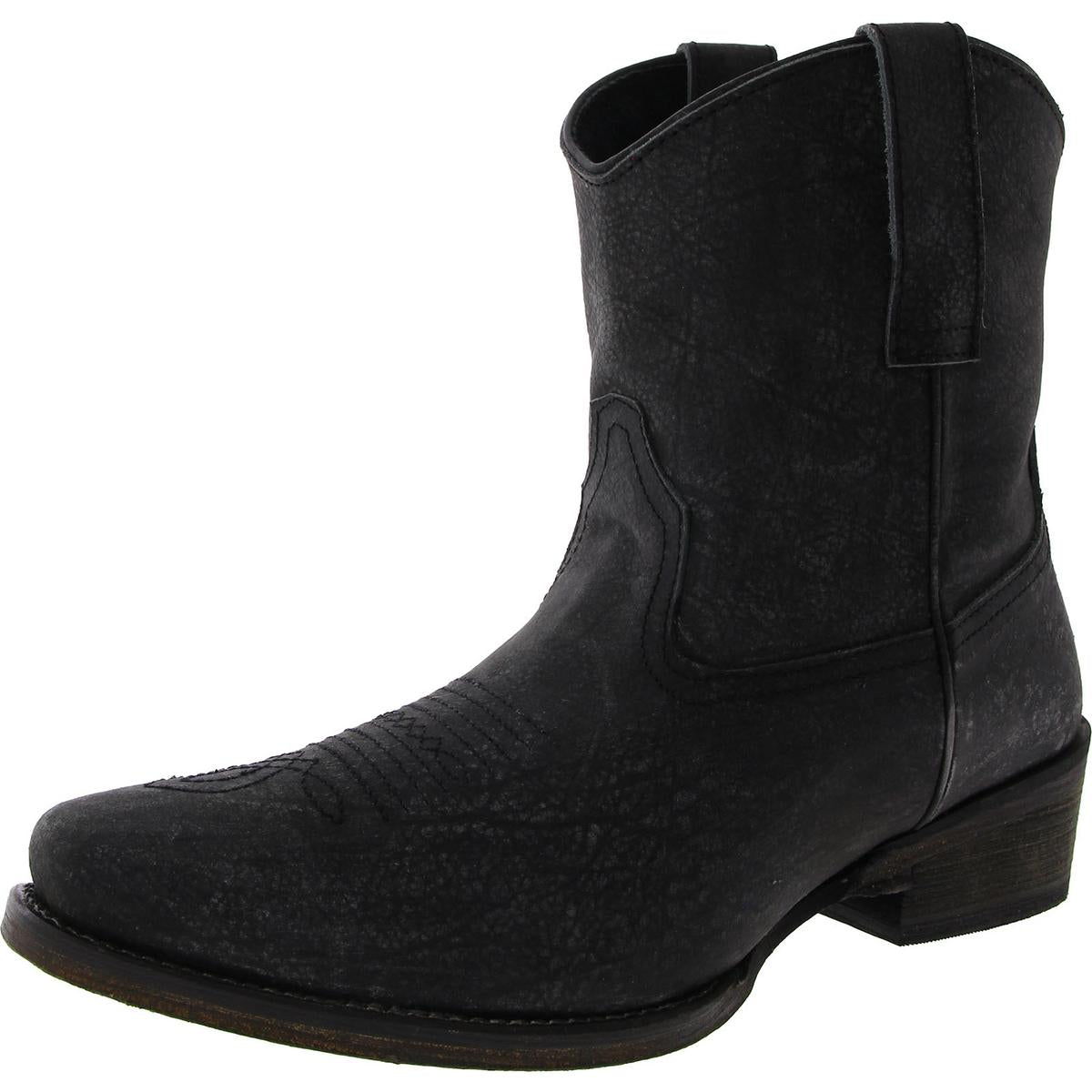 Womens Leather Ankle Cowboy, Western Boots