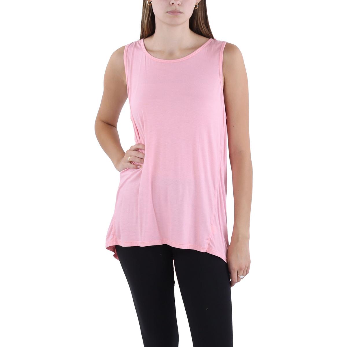 Womens Solid Stretch Tank Top