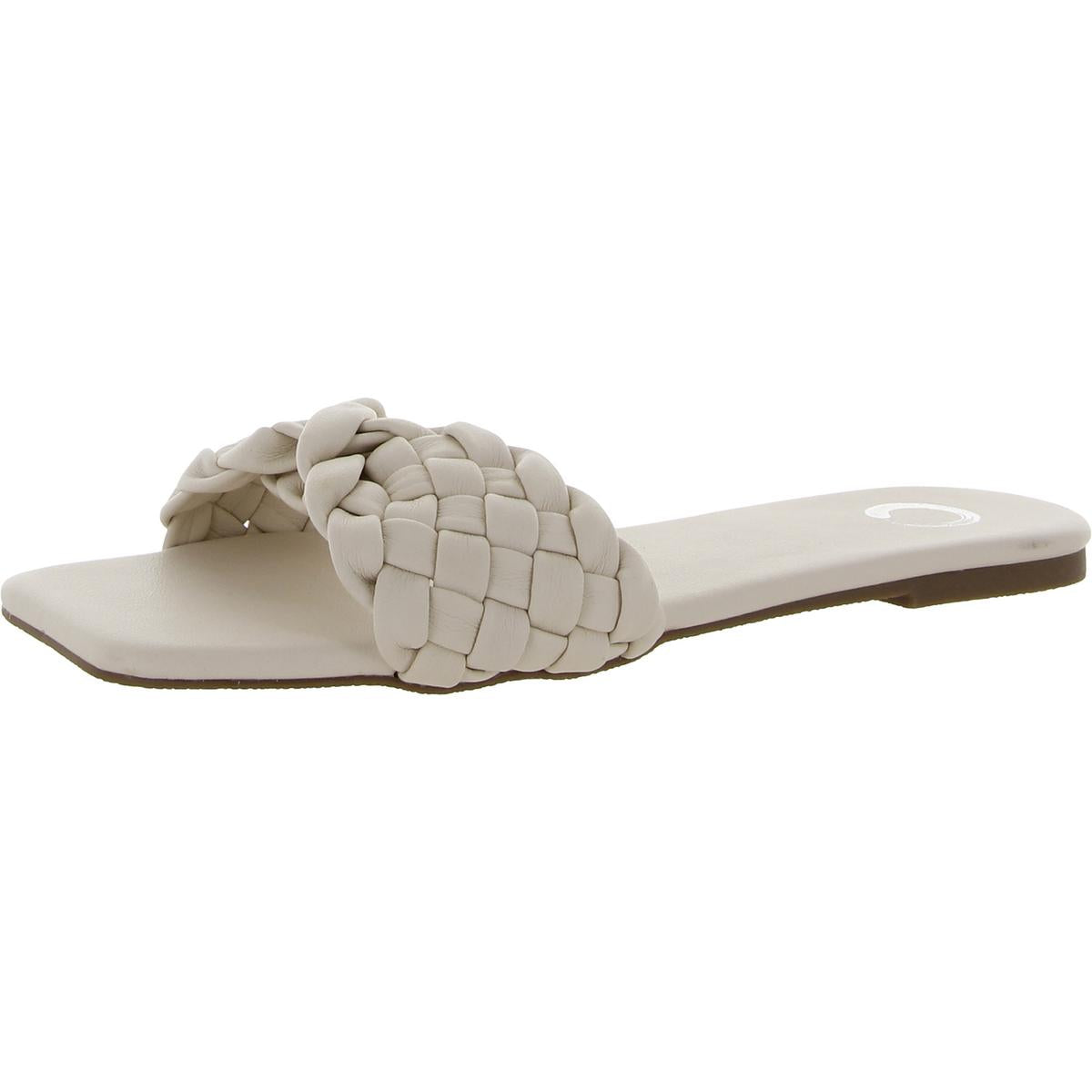 Tamiya  Womens Knot-Front Slide Sandals