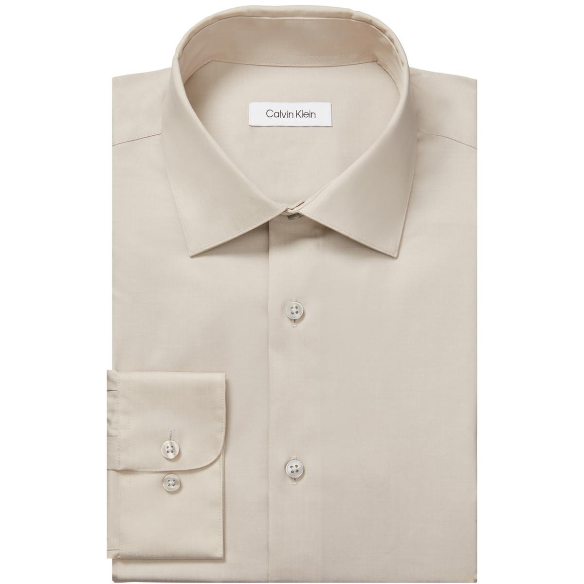 Mens Poplin Full Fit Button-Down Shirt