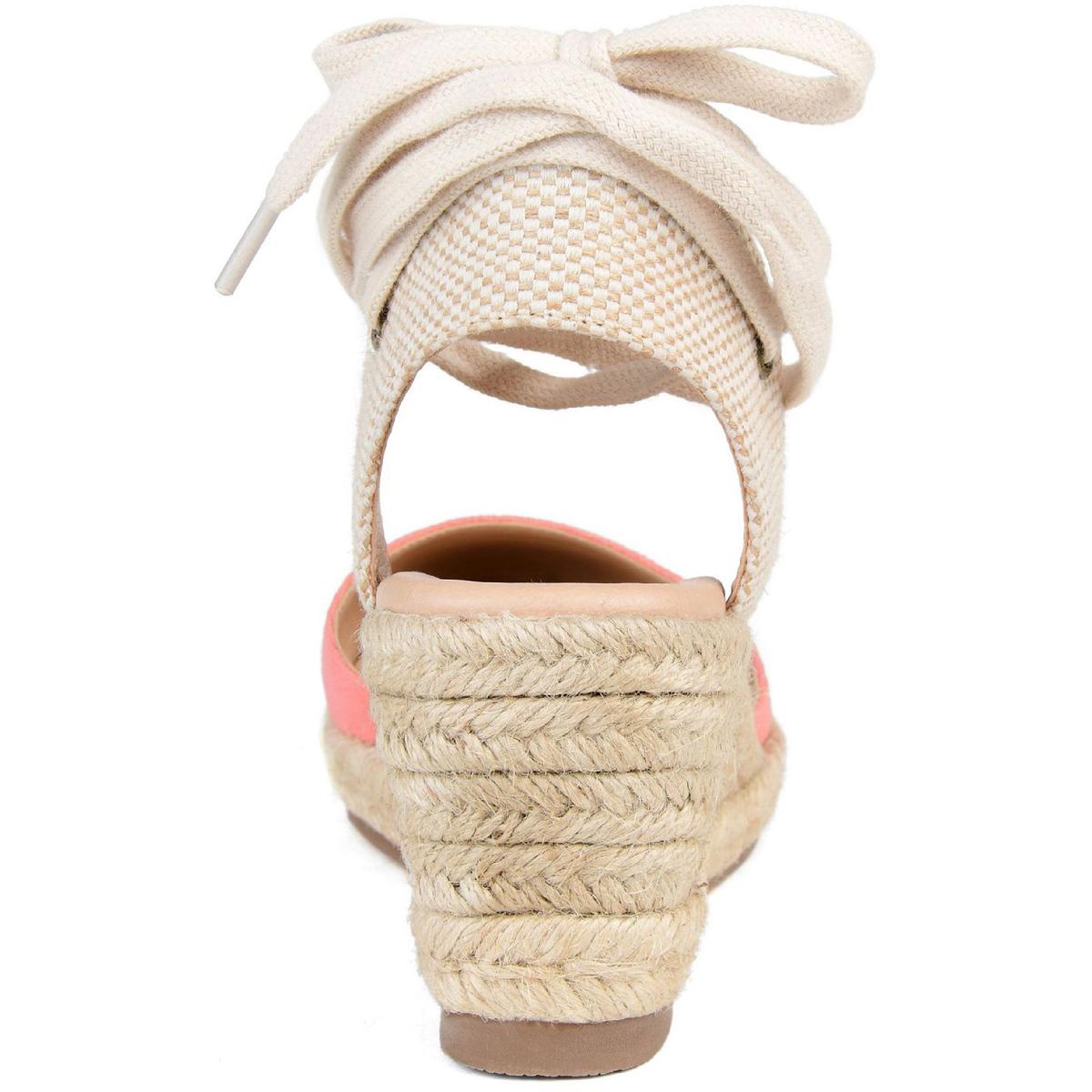 Monte Womens Canvas Ankle Strap Espadrilles