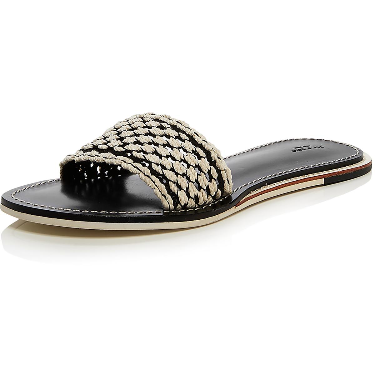 Melrose Womens Knit Cut Out Slide Sandals