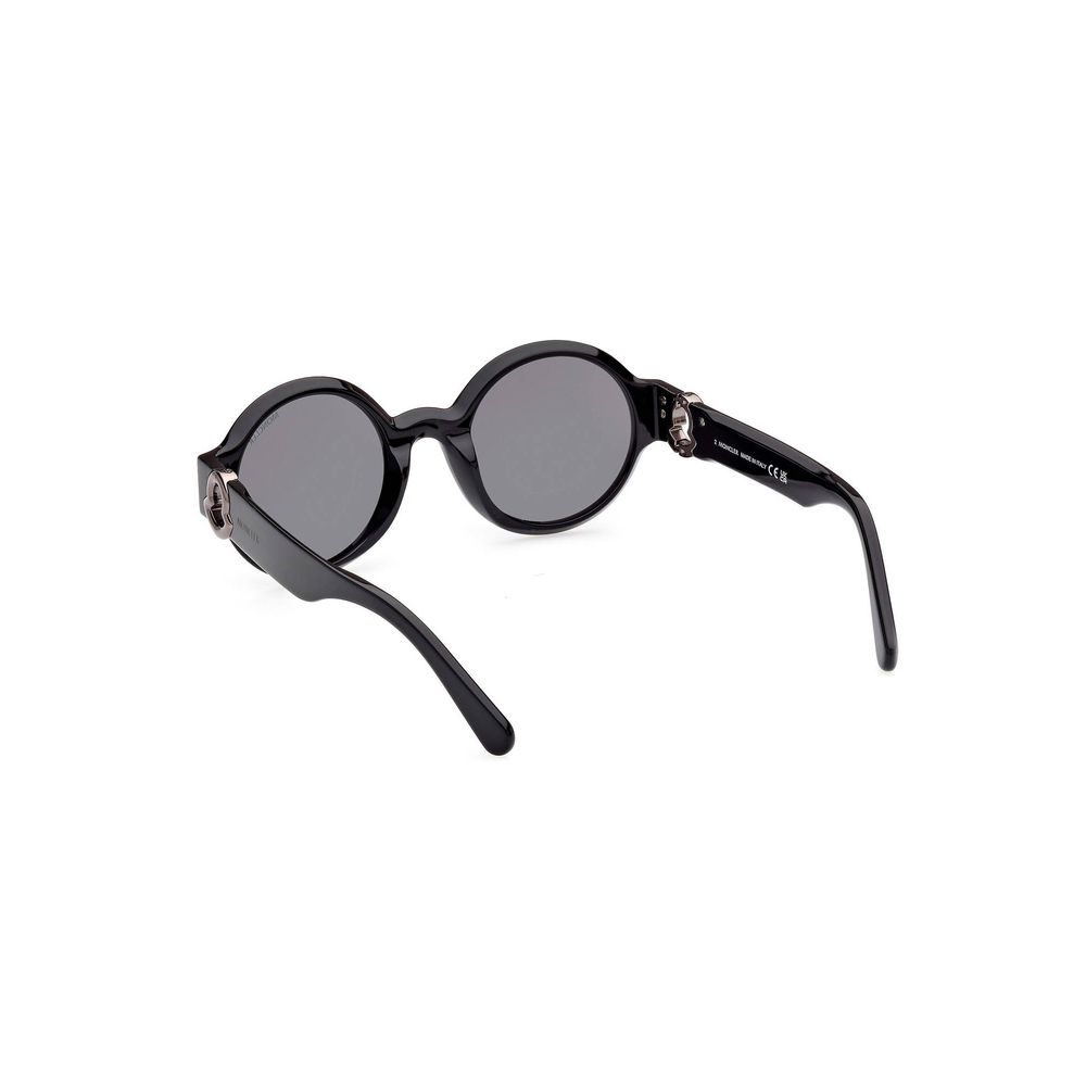 Moncler Chic Round Lens Pantographed Women's Sunglasses