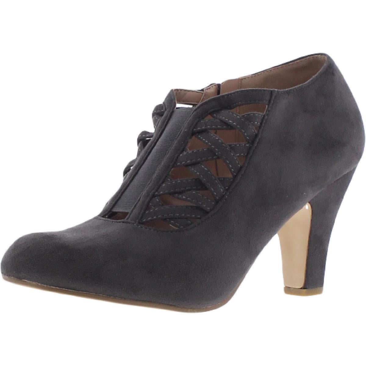 Piper Womens Faux Suede Cut-Out Shooties