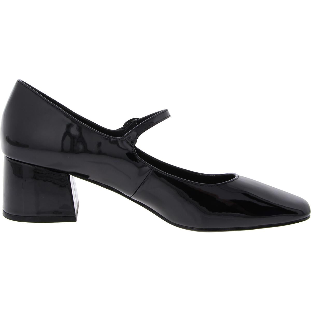 Hawke Womens Patent Slip On Mary Jane Heels