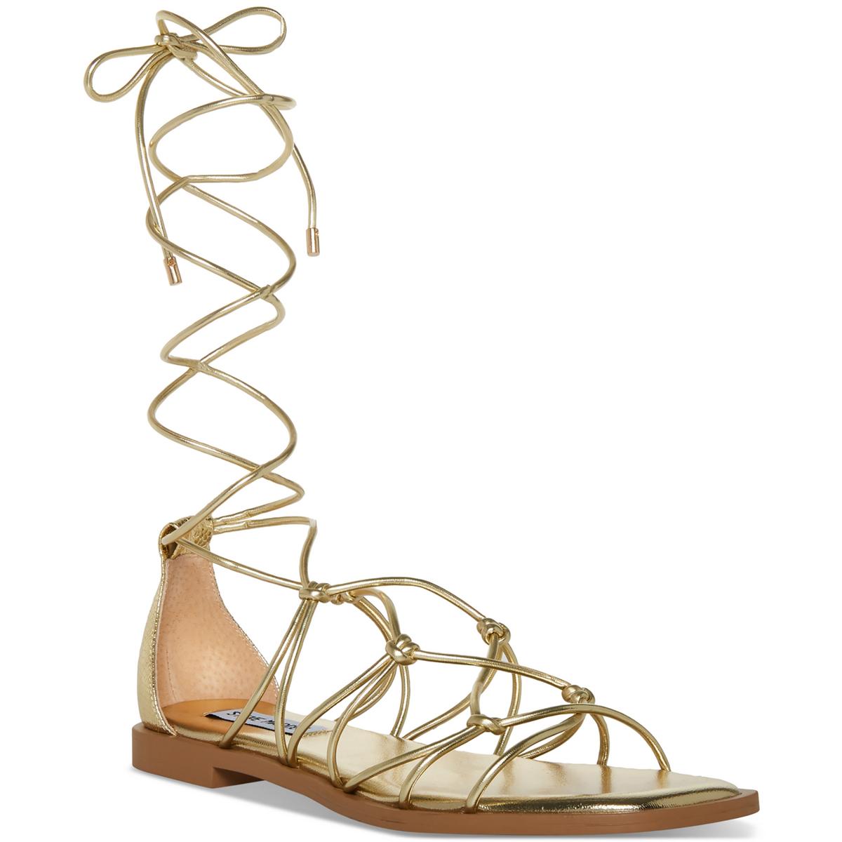 AINSLEY Womens Warm Solid Strappy Sandals