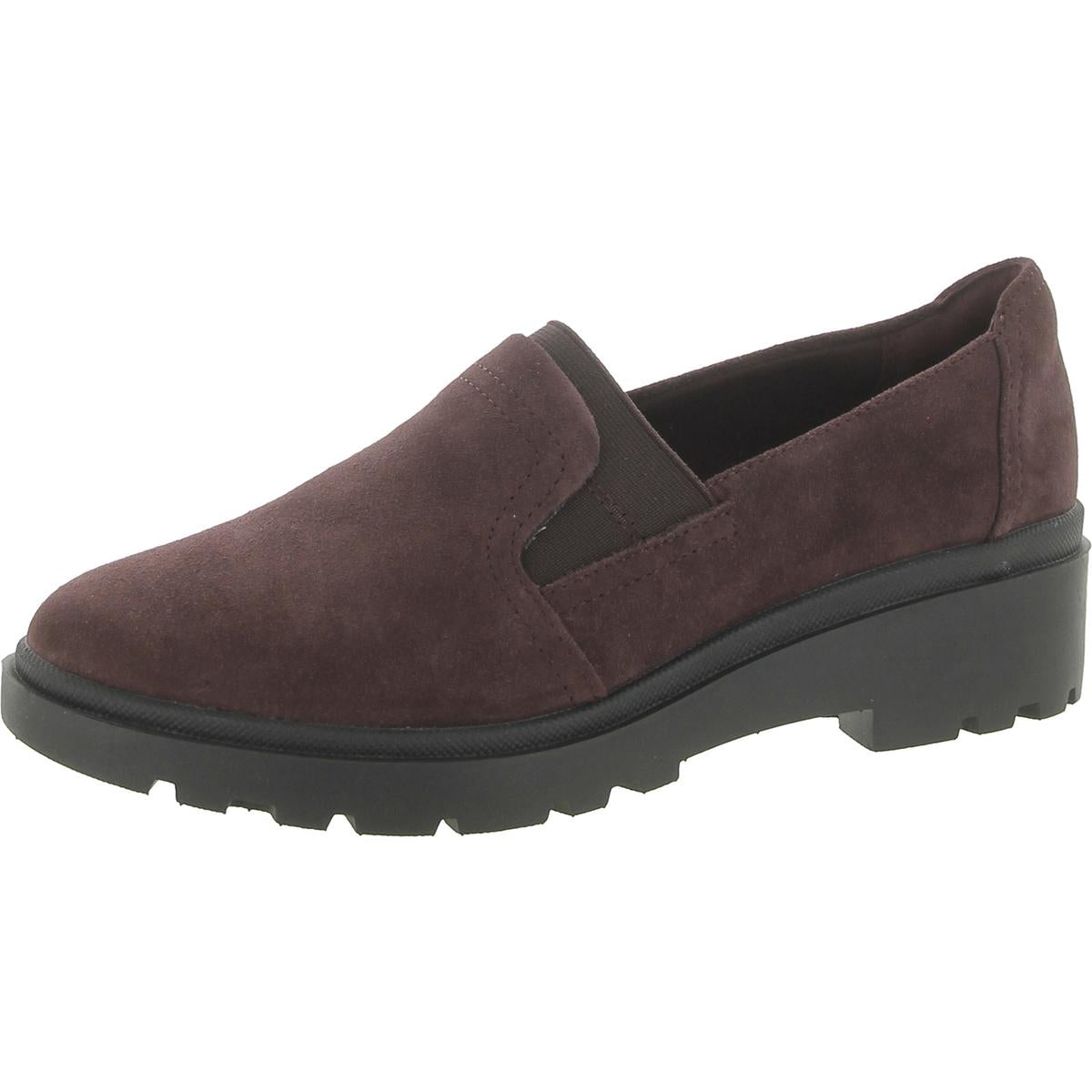 Calla Rae Womens Suede Slip On Loafers