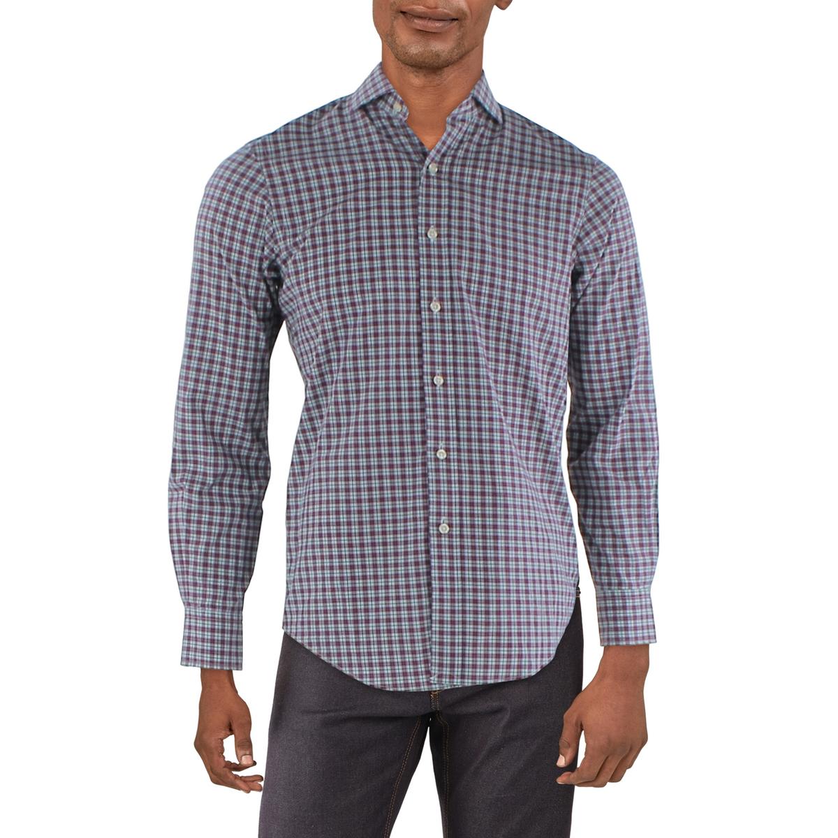 Mens Collar D Button-Down Shirt