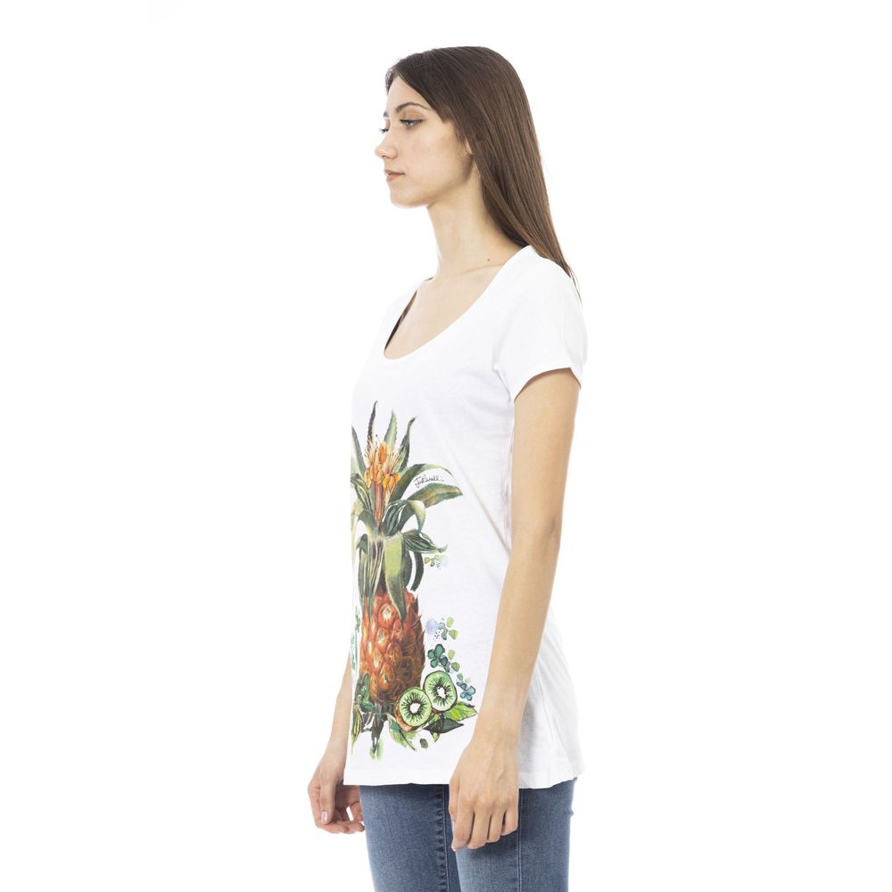 Just Cavalli White Cotton Women Women's T-Shirt