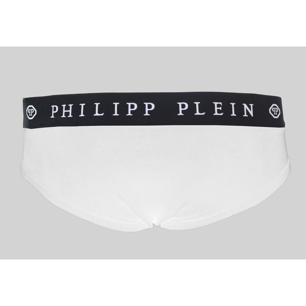 Philipp Plein White Cotton Men Boxer Men's Short