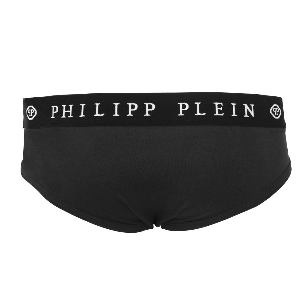 Philipp Plein Black Cotton Men Boxer Short Men's Pack