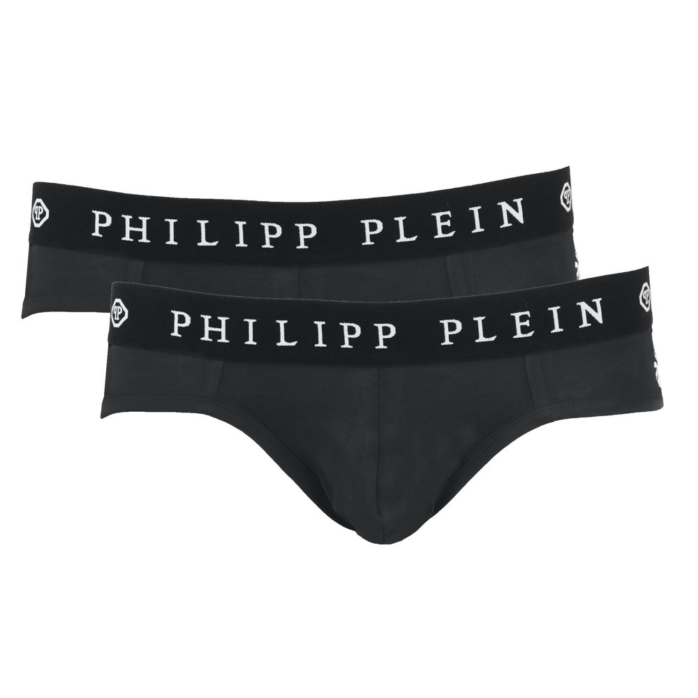 Philipp Plein Black Cotton Men Boxer Short Men's Pack