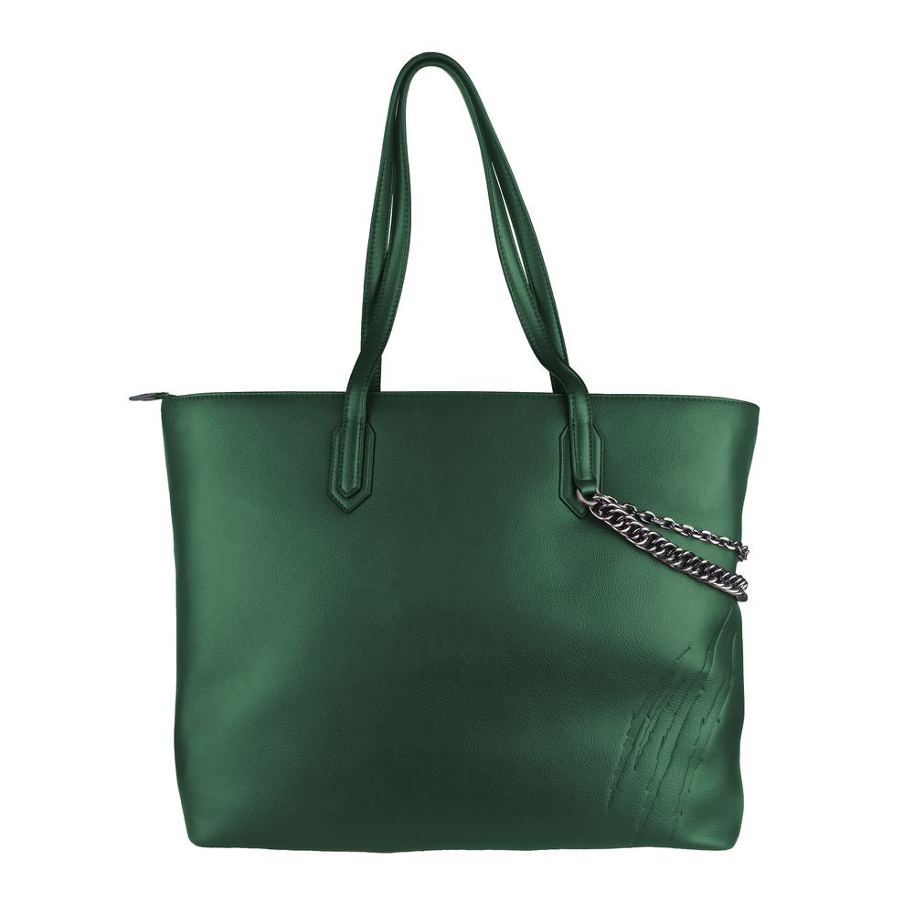 Plein Sport Green  Shoulder Women's Bag