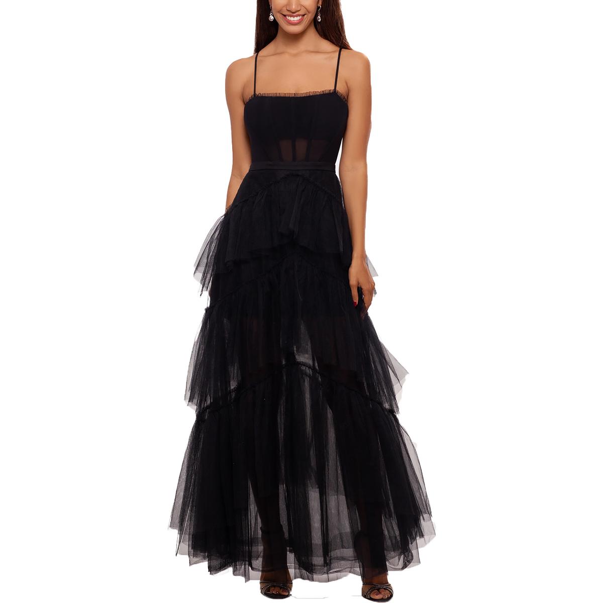 Womens Corset Long Evening Dress