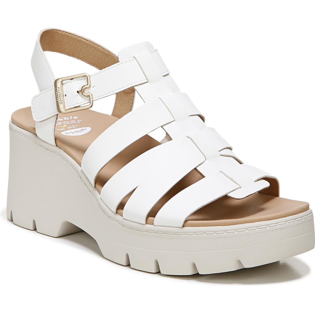 Check It Out Womens Strappy Ankle Strap Wedge Sandals