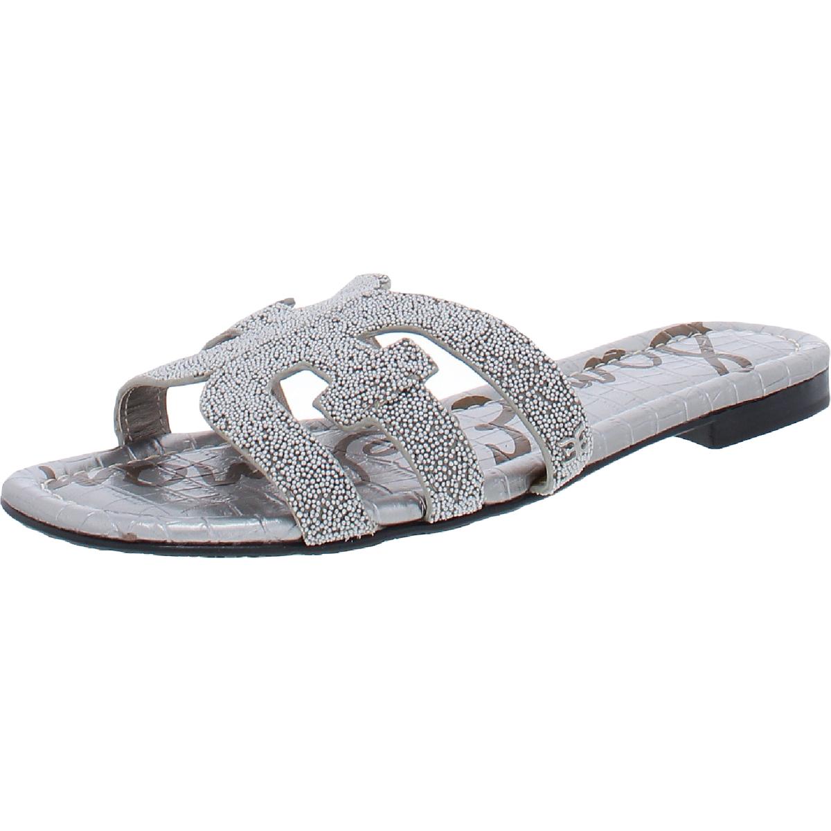 Bay Womens Cut-Out Slip On Slide Sandals