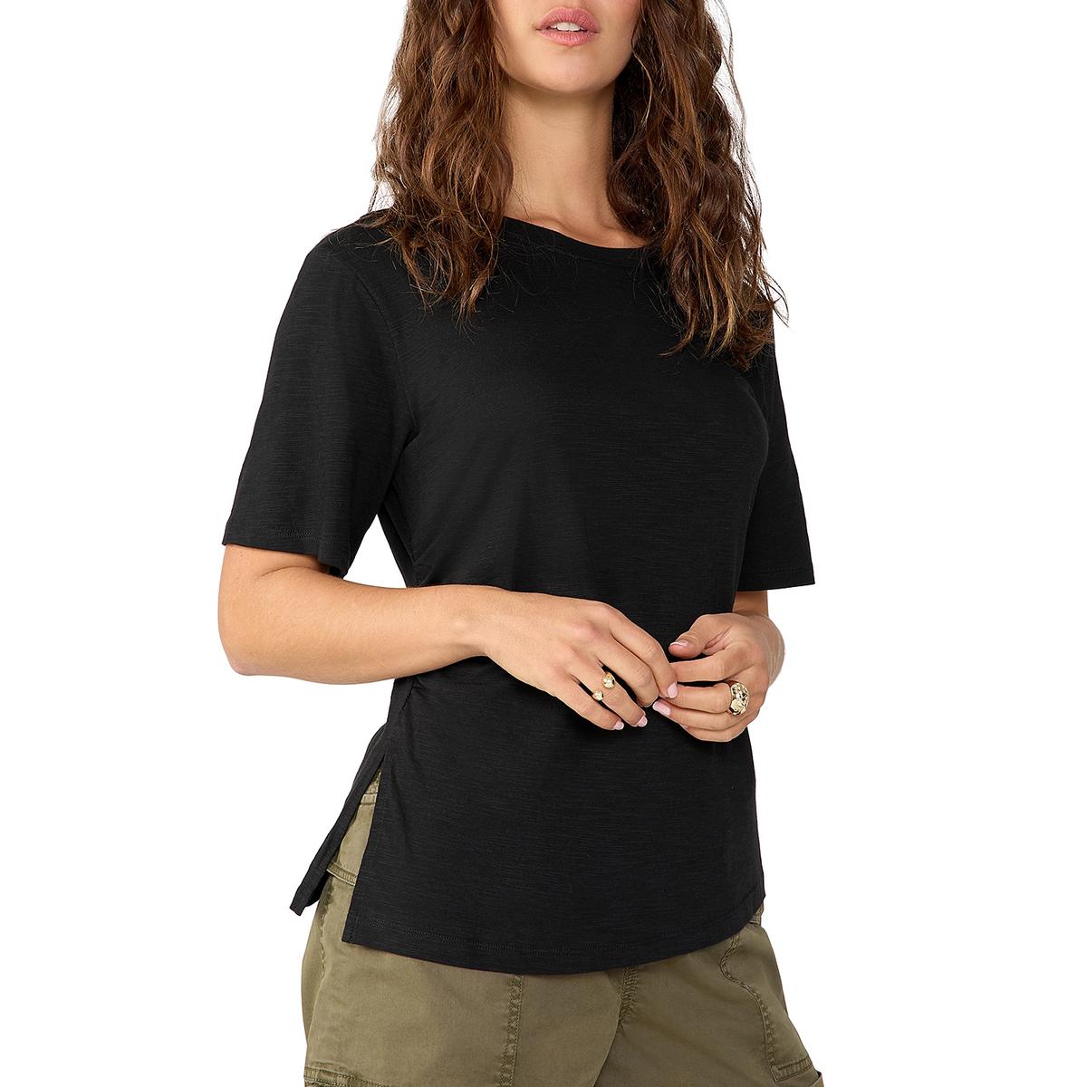 City Girl Womens Crewneck Short Sleeve Pullover Top