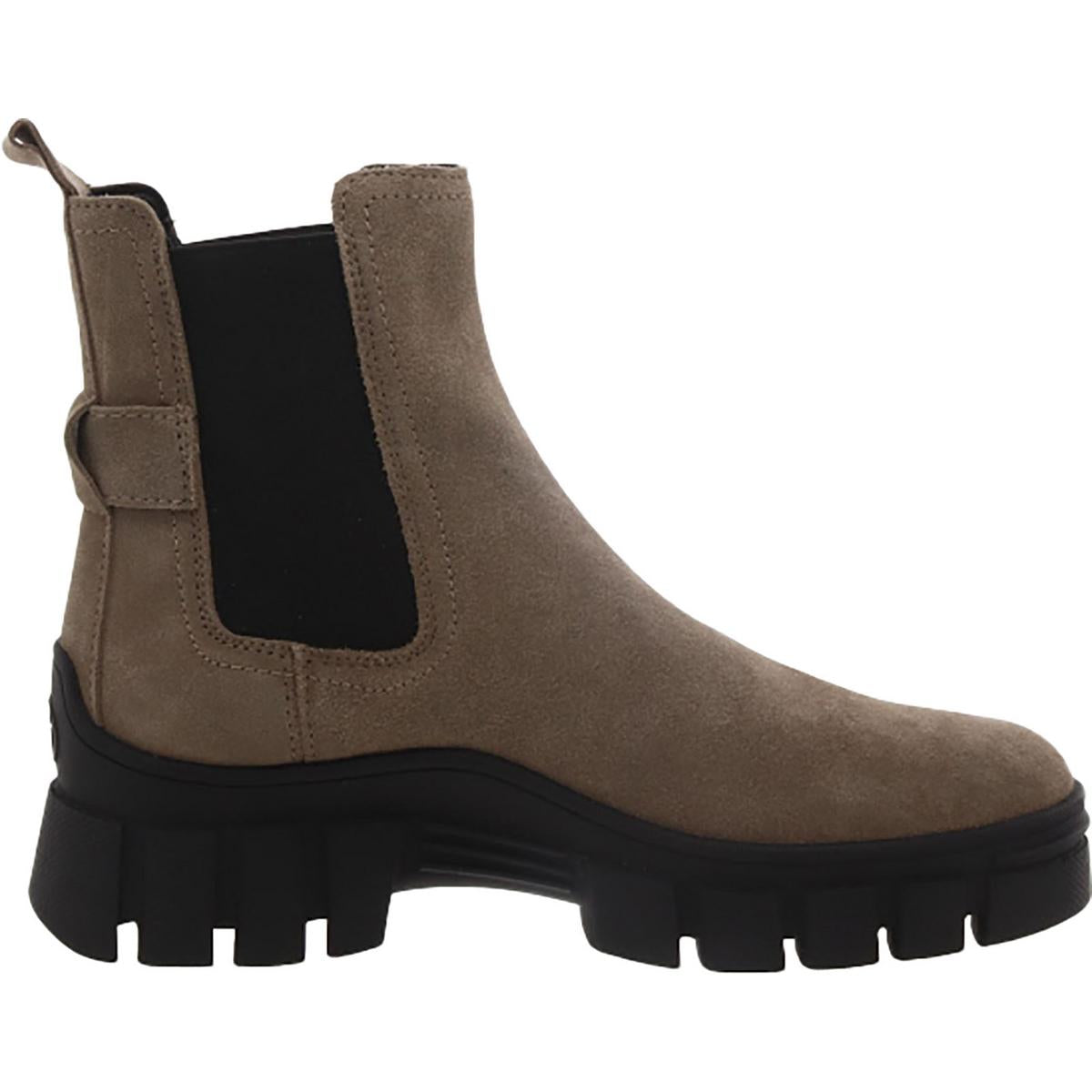 HENSLY 2 Womens Pull On Logo Ankle Boots