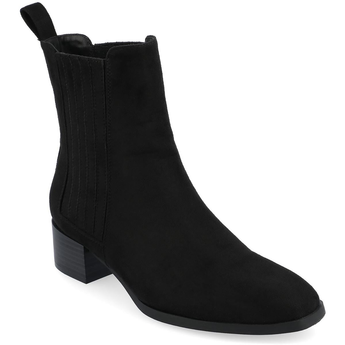 Womens Faux Suede Ankle Boots