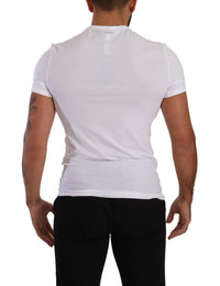 Dolce & Gabbana White Round Neck Cotton Stretch T-shirt Men's Underwear5