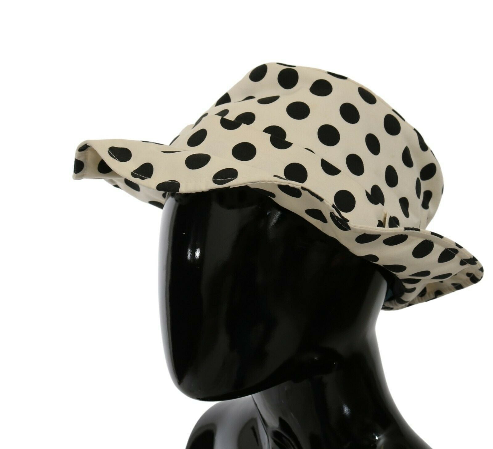 Dolce & Gabbana Chic Black Polka Dot Trilby Women's Hat