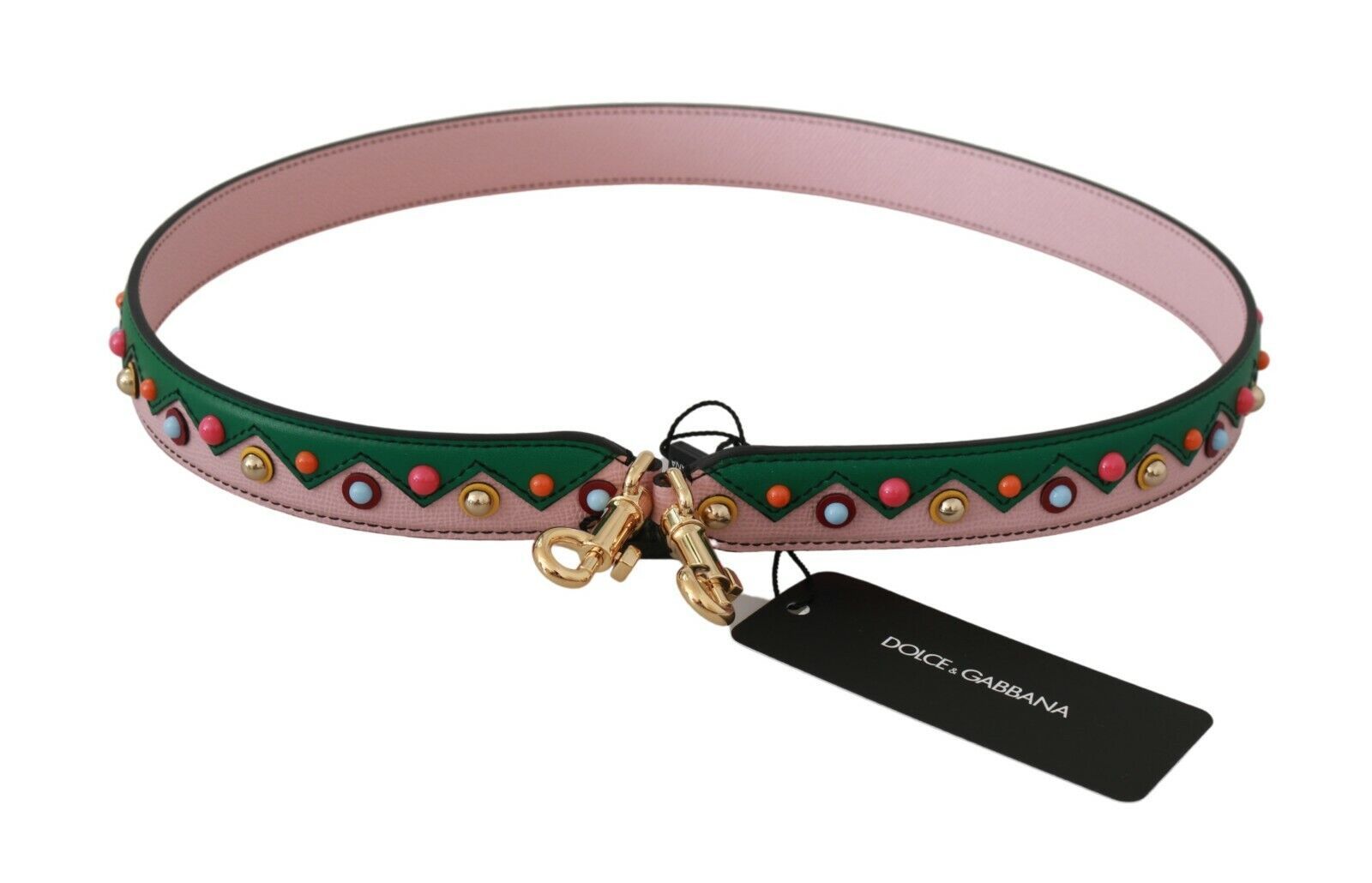 Dolce & Gabbana Elegant Multicolor Leather Shoulder Men's Strap