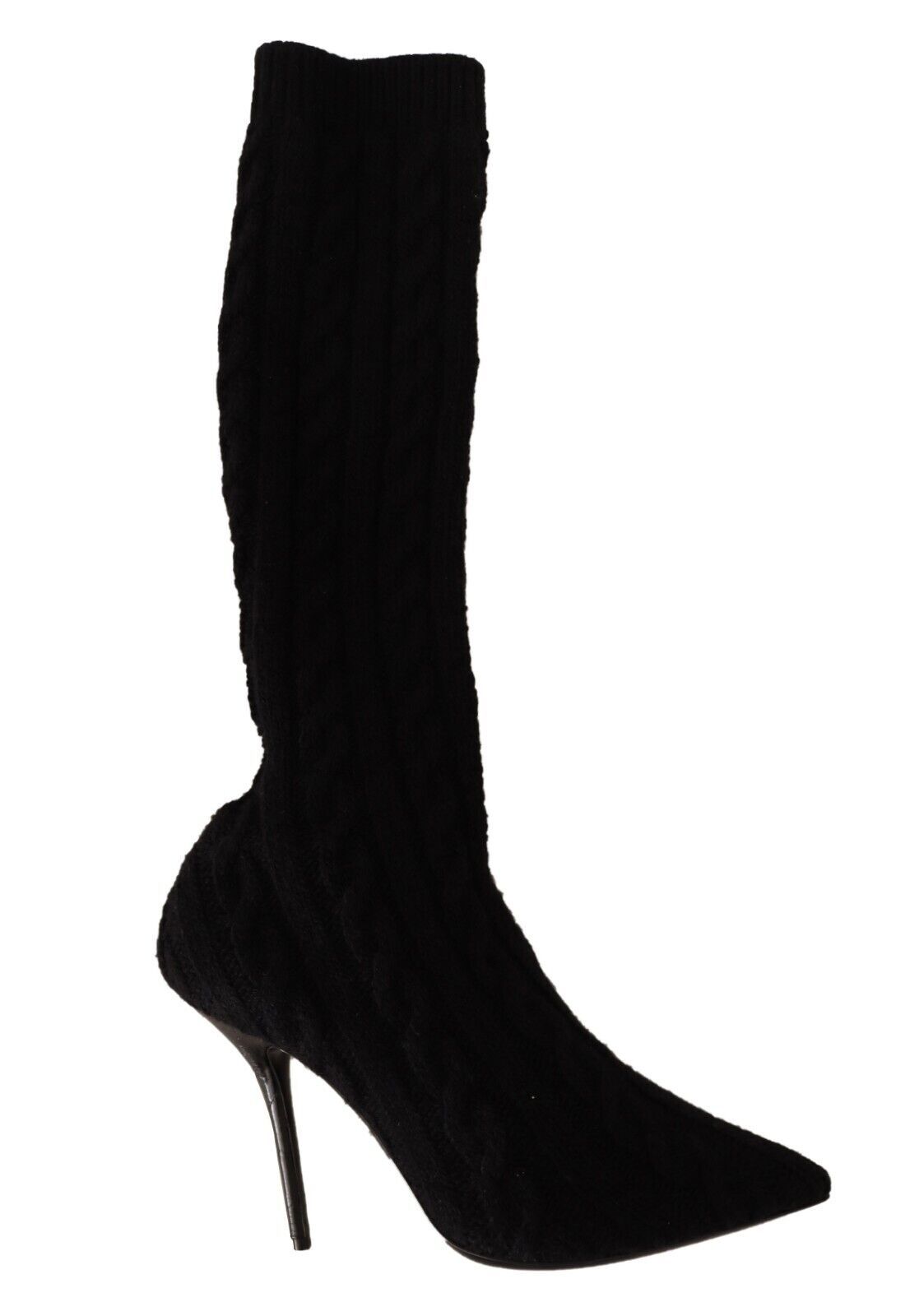 Dolce & Gabbana Elegant Stretch Sock Boots in Women's Black