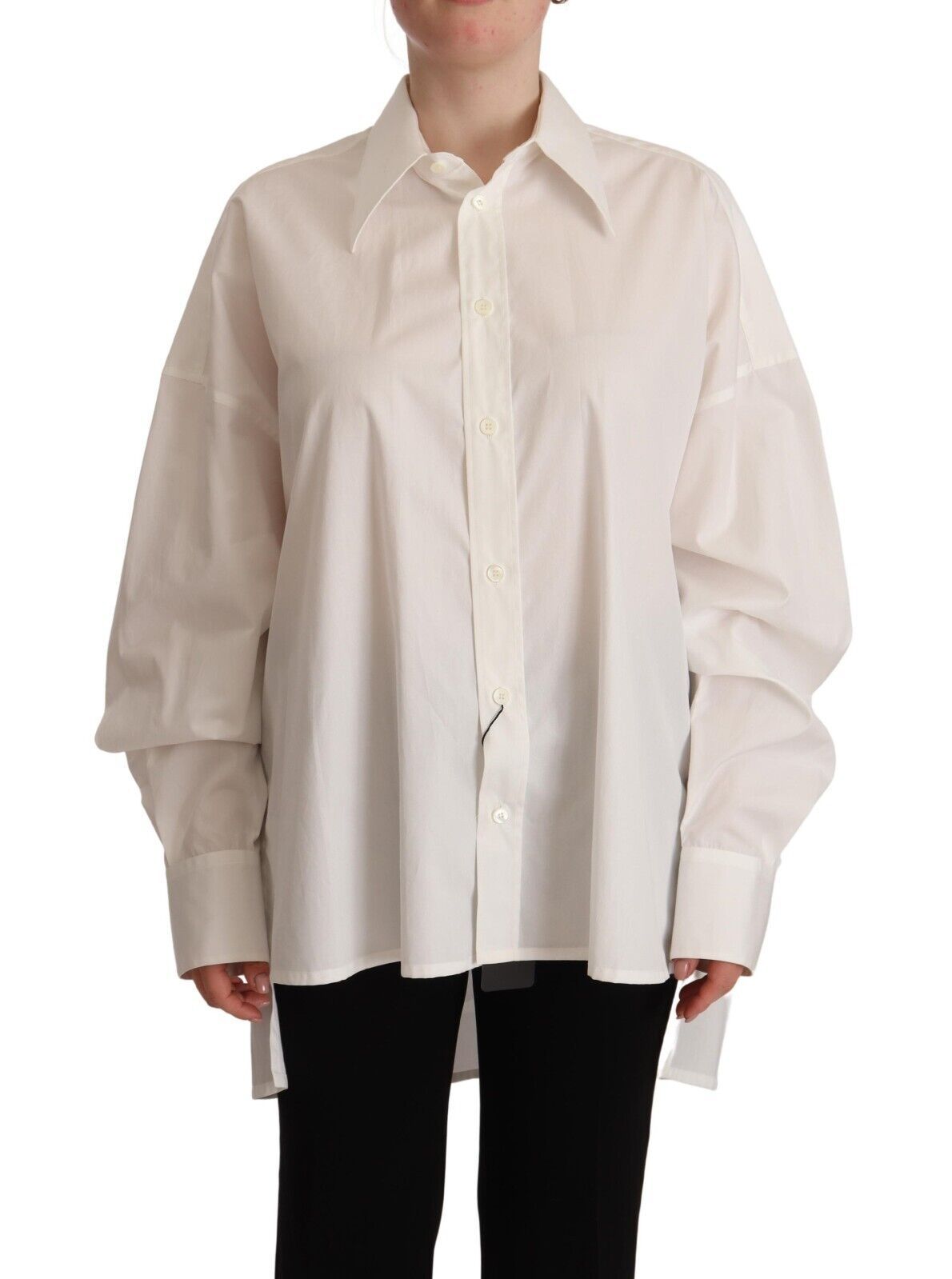 Dolce & Gabbana Timeless White Polo Top - Elegance Meets Women's Comfort