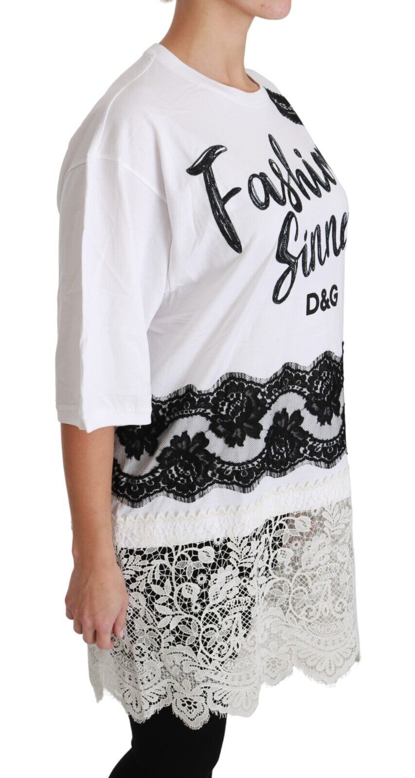 Dolce & Gabbana Chic DG Fashion Sinners Oversized Women's Tee