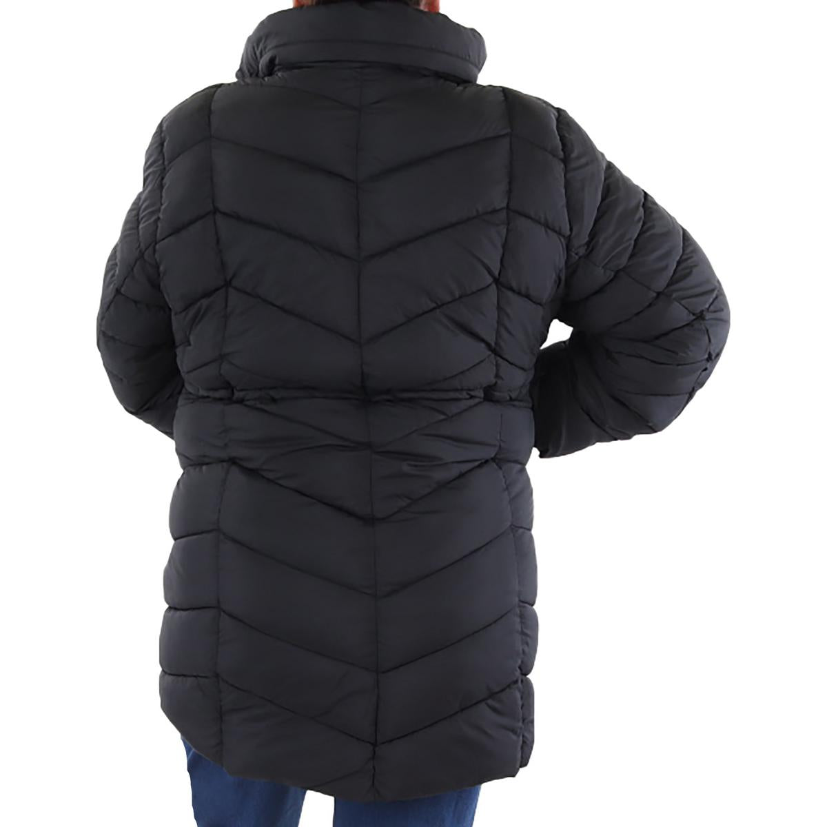 Plus Womens Insulated Long Sleeve Puffer Jacket